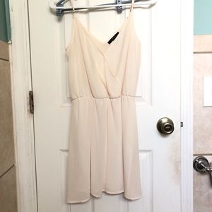 Forever 21 Cream Mini Babydoll Dress